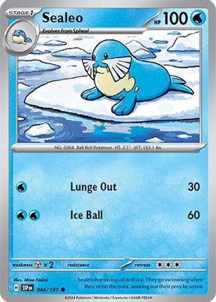 Sealeo (44/191)  [SV08: Surging Sparks]