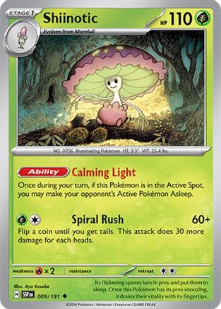 Shiinotic (9/191)  [SV08: Surging Sparks]