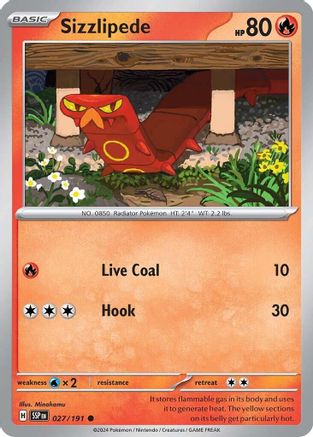 Sizzlipede (27/191)  [SV08: Surging Sparks]