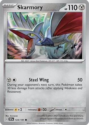 Skarmory (124/191)  [SV08: Surging Sparks]