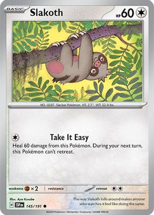 Slakoth (145/191)  [SV08: Surging Sparks]