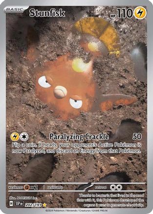 Stunfisk (202/191) Holofoil [SV08: Surging Sparks]