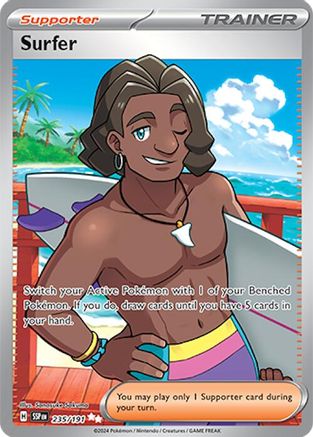 Surfer (235/191) Holofoil [SV08: Surging Sparks]