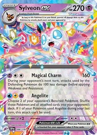 Sylveon ex (86/191) Holofoil [SV08: Surging Sparks]