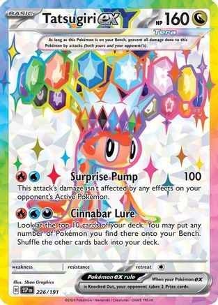 Tatsugiri ex (226/191) Holofoil [SV08: Surging Sparks]