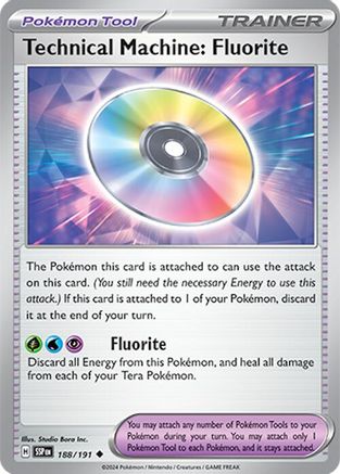 Technical Machine: Fluorite (188/191) Reverse Holofoil [SV08: Surging Sparks]