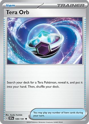 Tera Orb (189/191) Reverse Holofoil [SV08: Surging Sparks]