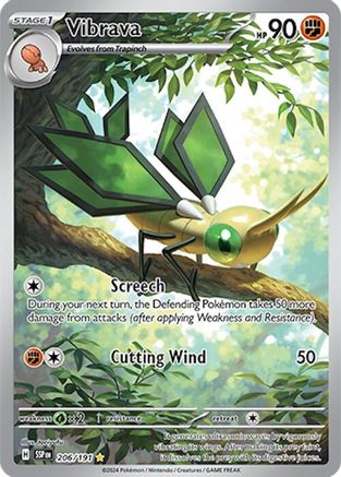 Vibrava (206/191) Holofoil [SV08: Surging Sparks]