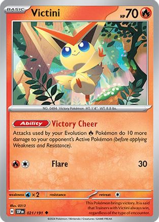 Victini (21/191) Reverse Holofoil [SV08: Surging Sparks]