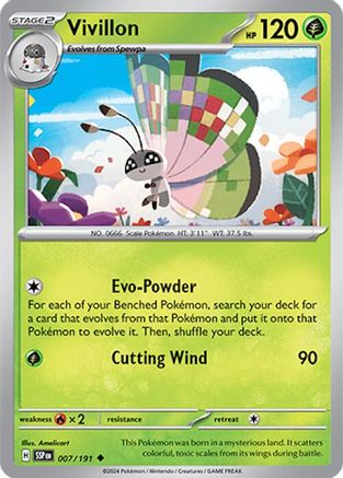 Vivillon (7/191)  [SV08: Surging Sparks]