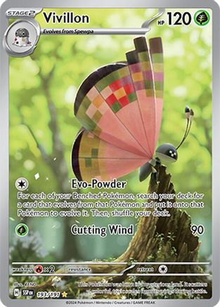 Vivillon (193/191) Holofoil [SV08: Surging Sparks]