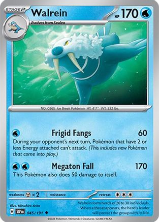 Walrein (45/191)  [SV08: Surging Sparks]