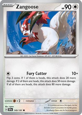 Zangoose (149/191)  [SV08: Surging Sparks]