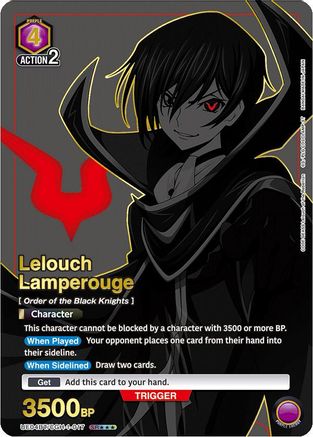 Lelouch Lamperouge (017) (SR***) (UE04BT/CGH-1-017) - Code Geass Lelouch of the Rebellion