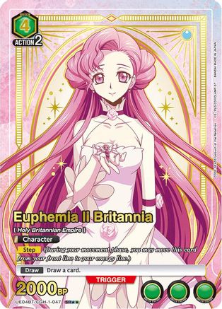 Euphemia li Britannia (047) (SR**) (UE04BT/CGH-1-047) - Code Geass Lelouch of the Rebellion