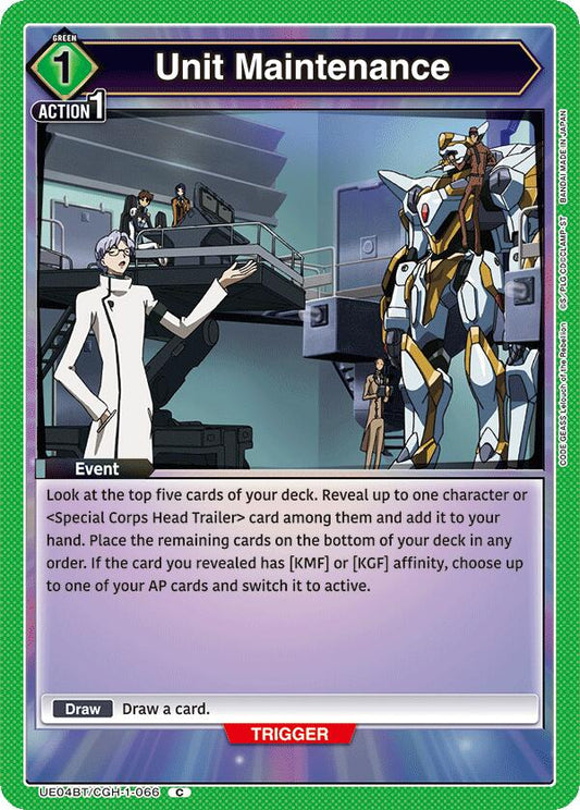 Unit Maintenance [UE04BT - UE04BT/CGH-1-066]