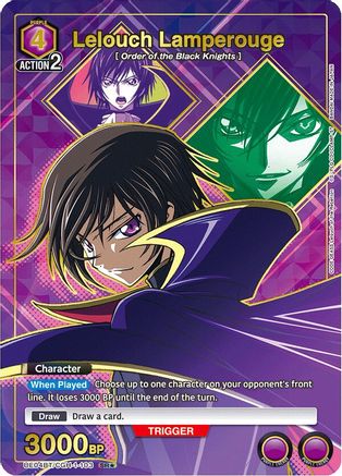 Lelouch Lamperouge (103) (SR*) (UE04BT/CGH-1-103) - Code Geass Lelouch of the Rebellion