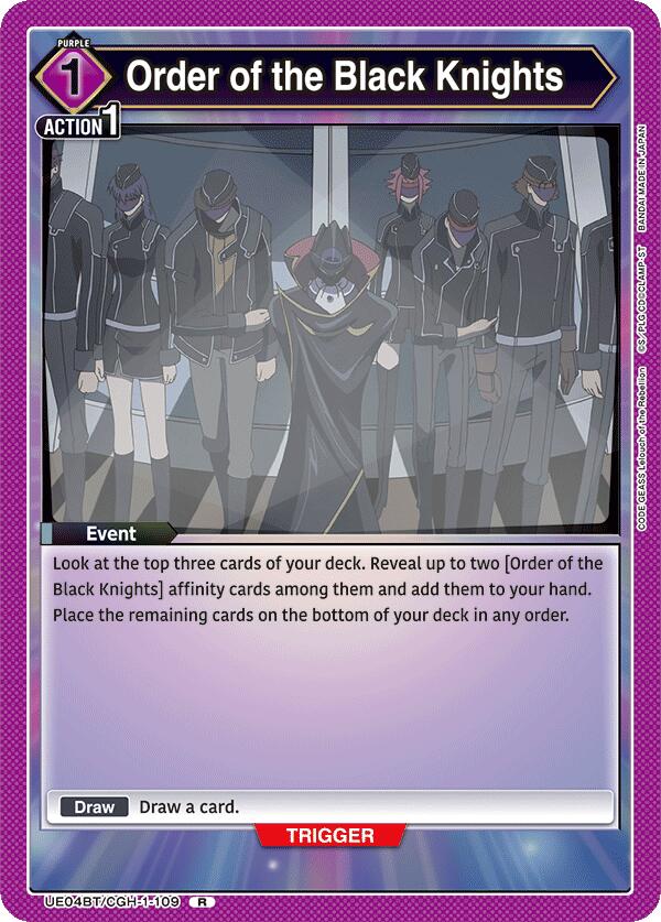 Order of the Black Knights [UE04BT - UE04BT/CGH-1-109]