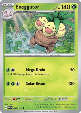Exeggutor (002/131) [SV: Prismatic Evolutions]