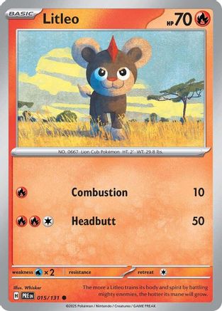 Litleo (015/131) [SV: Prismatic Evolutions]