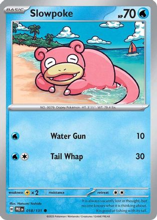 Slowpoke (018/131) Reverse Holofoil [SV: Prismatic Evolutions]