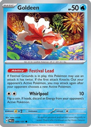 Goldeen (020/131) Reverse Holofoil [SV: Prismatic Evolutions]
