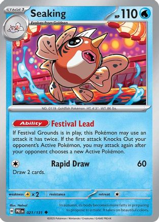 Seaking (021/131) Reverse Holofoil [SV: Prismatic Evolutions]