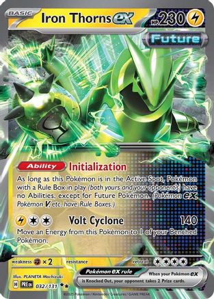 Iron Thorns ex (032/131) Holofoil [SV: Prismatic Evolutions]