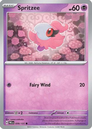 Spritzee (038/131) [SV: Prismatic Evolutions]
