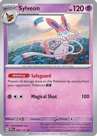 Sylveon (040/131) Reverse Holofoil [SV: Prismatic Evolutions]