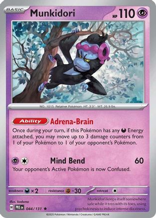 Munkidori (044/131) Holofoil [SV: Prismatic Evolutions]