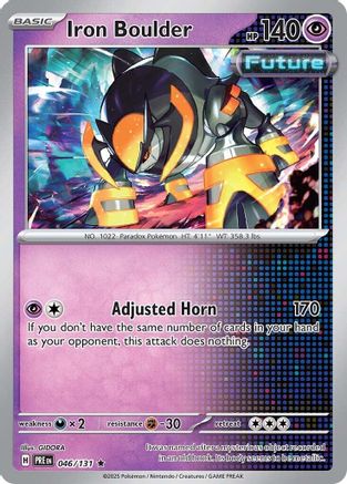 Iron Boulder (046/131) Holofoil [SV: Prismatic Evolutions]