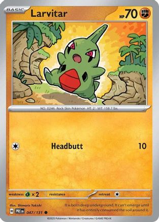 Larvitar (047/131) [SV: Prismatic Evolutions]