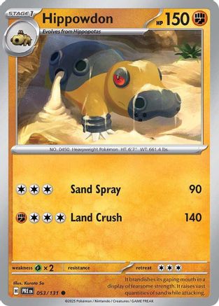 Hippowdon (053/131) [SV: Prismatic Evolutions]