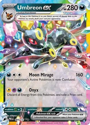 Umbreon ex (060/131) Holofoil [SV: Prismatic Evolutions]
