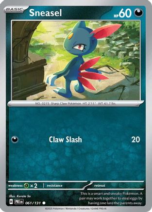 Sneasel (061/131) [SV: Prismatic Evolutions]
