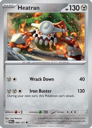 Heatran (068/131) [SV: Prismatic Evolutions]