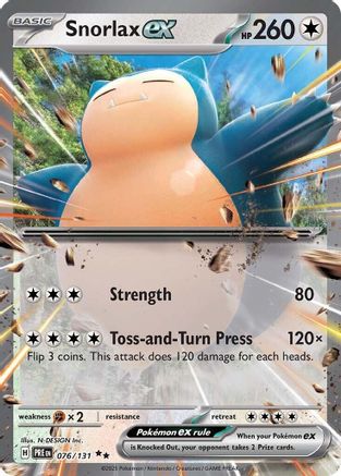 Snorlax ex (076/131) Holofoil [SV: Prismatic Evolutions]