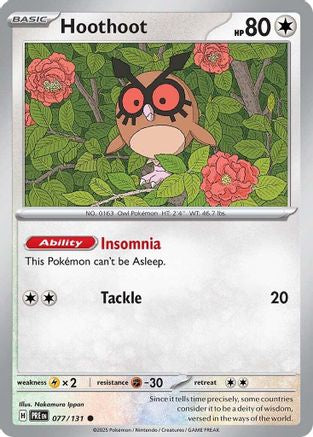Hoothoot (077/131) [SV: Prismatic Evolutions]