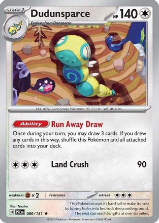 Dudunsparce (080/131) Holofoil [SV: Prismatic Evolutions]