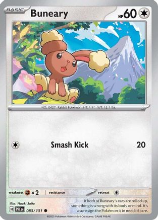 Buneary (083/131) [SV: Prismatic Evolutions]