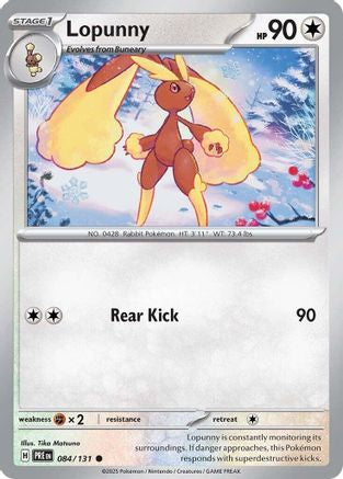 Lopunny (084/131) Reverse Holofoil [SV: Prismatic Evolutions]
