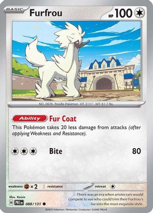 Furfrou (088/131) [SV: Prismatic Evolutions]