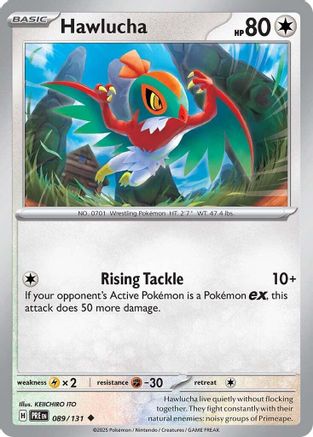 Hawlucha (089/131) Reverse Holofoil [SV: Prismatic Evolutions]