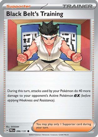 Black Belt's Training (096/131) Reverse Holofoil [SV: Prismatic Evolutions]