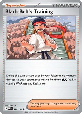 Black Belt's Training (098/131) Reverse Holofoil [SV: Prismatic Evolutions]