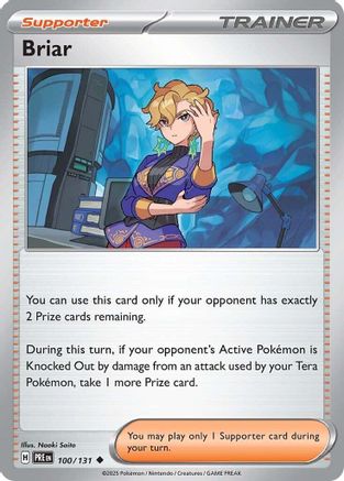 Briar (100/131) Reverse Holofoil [SV: Prismatic Evolutions]