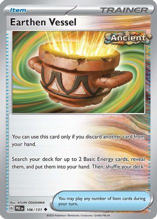 Earthen Vessel (106/131) Reverse Holofoil [SV: Prismatic Evolutions]