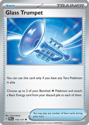 Glass Trumpet (110/131) Reverse Holofoil [SV: Prismatic Evolutions]