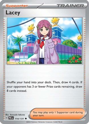 Lacey (114/131) Reverse Holofoil [SV: Prismatic Evolutions]